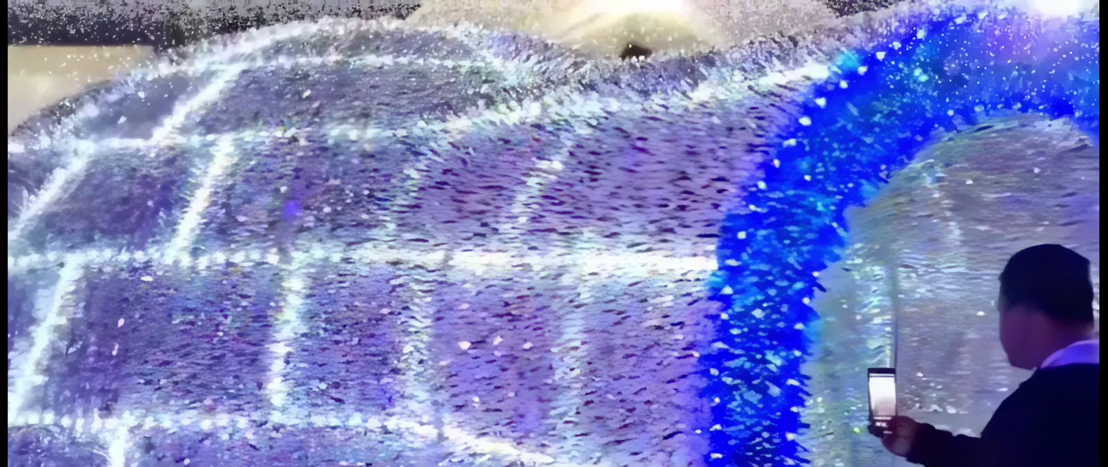 Iglú de luz que se recorre por dentro